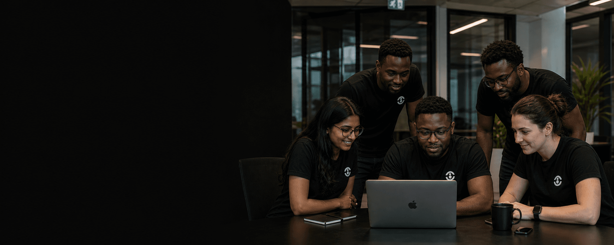 The Olyxee team in their Johannesburg office