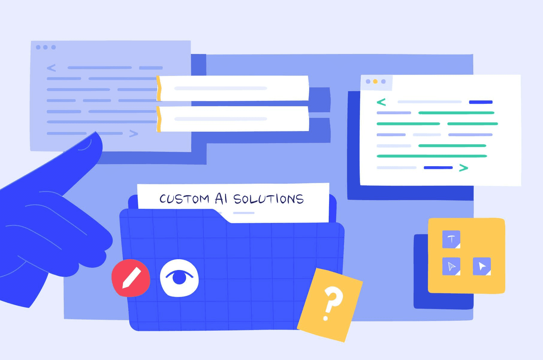 Custom AI solutions folder with code and content